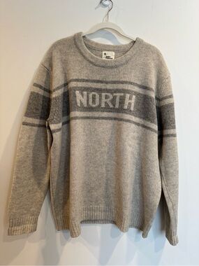 Askov Finlayson 🐑 100% Lambs Wool Sweater XXL Nordic cozy cabincore ski oversize